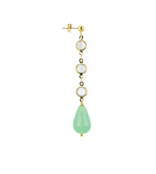 transparent-green-jade-mono-earring